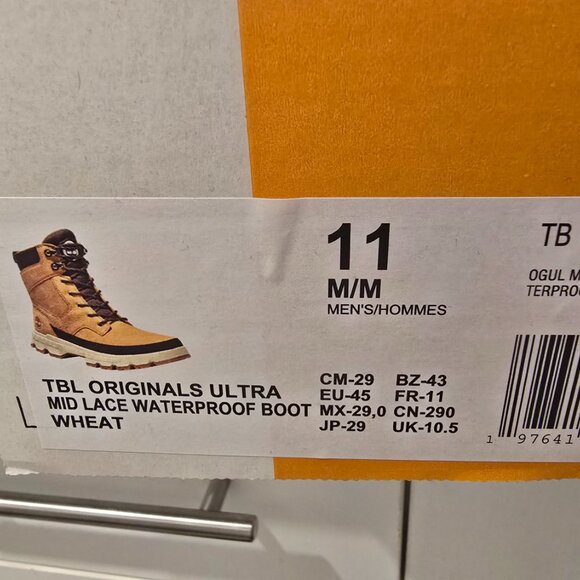 Timberland Originals Ultra Waterproof Boots Wheat Nubuck Men's SZ 11 TB0A44SH231 - Picture 11 of 16